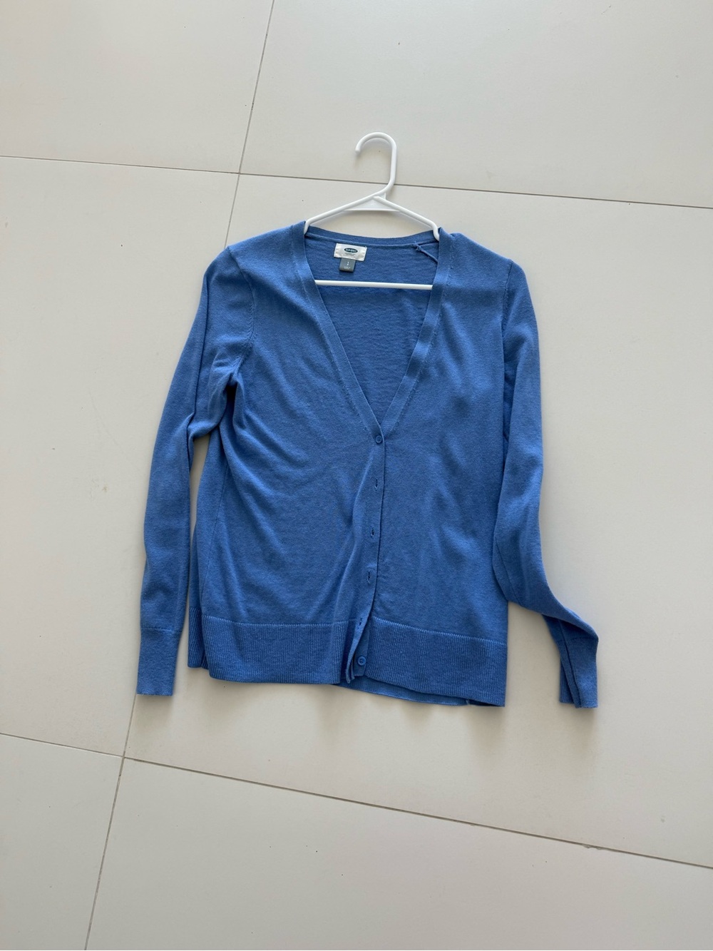 Old Navy Sky Blue V-Neck Button Cardigan